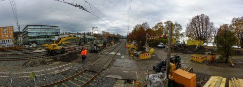 Auch im Gleisbereich kommt es zu Umbauarbeiten: Unter anderem werden die Bahnsteige in Richtung Lindau 20 Meter verlängert. ÖBB
