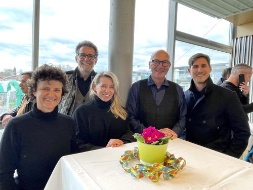 Claudia Busarello, Gerhard Burtscher, Carmen Mangard, Hanno Ulmer und Valentin Drexel.