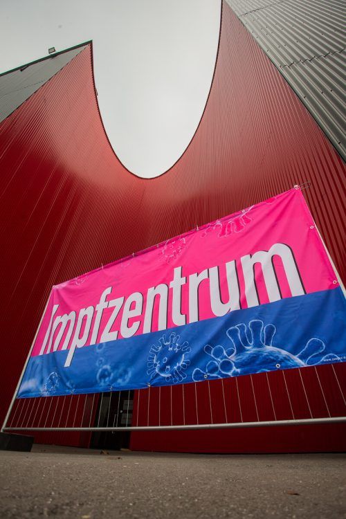 Das Impfzentrum in Dornbirn hat weiterhin Bestand. vn/steurer