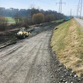 Werkeln für Interventionspiste geht in Koblach weiter