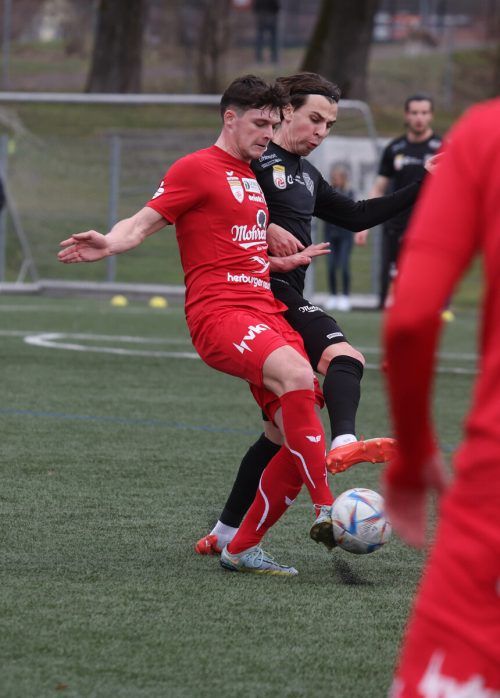 Der FC Dornbirn war immer einen Schritt schneller als die Austria. hartinger