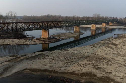 Der Fluss Po führt jetzt schon viel zu wenig Wasser.  AFP