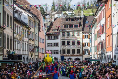 Der internationale Faschingsumzug in Feldkirch ist der größte im ganzen Land. vn/Steurer