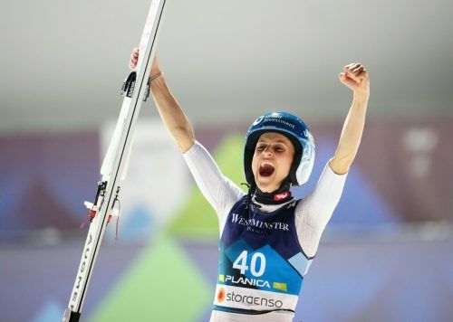 Der Jubelschrei von Eva Pinkelnig nach der Silbermedaille war weit zu hören. Gepa (4)