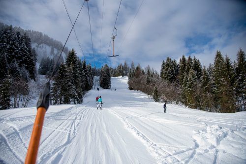 Der Skilift Heumöser ist nun in Betrieb.