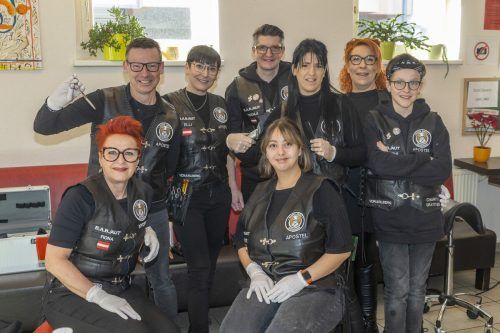 Die Barber Angels engagierten sich diesmal in Feldkirch für den guten Zweck.  VN/Paulitsch (4)