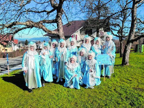 Die Damen des Kneipp-Aktiv-Clubs Schwarzach nahmen am Faschingsumzug in Buch teil. KAc