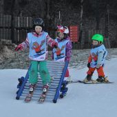 Übungstag auf den Skiern