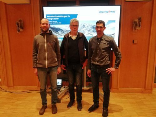 Die Referenten: Alexander Bär, Herbert Greussing und Thomas Blaß. EM