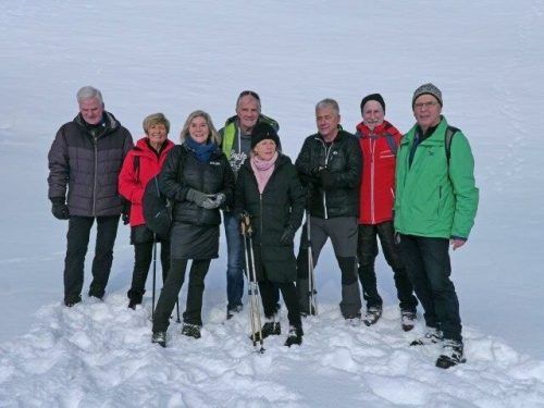 Die Schwarzacher Senioren wanderten auf den Brüggelekopf.  