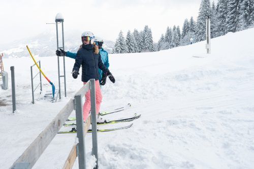 Seit Sonntag sind die Lifte am Bödele wieder in Betrieb. VN/Serra