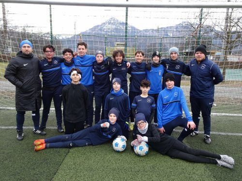Die U14-Spieler des SC Admira Dornbirn erlebten mit ihren Trainern Tomas Gasovic und Lukas Ozvatic ein intensives Trainingslager im Olympiazentrum.  cth/7