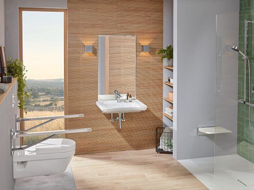 Eine altersgerechte Badezimmerausstattung.   epr/Villeroy&Boch