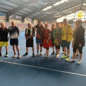 PVÖ-Faschingsfeier auf dem Tennisplatz
