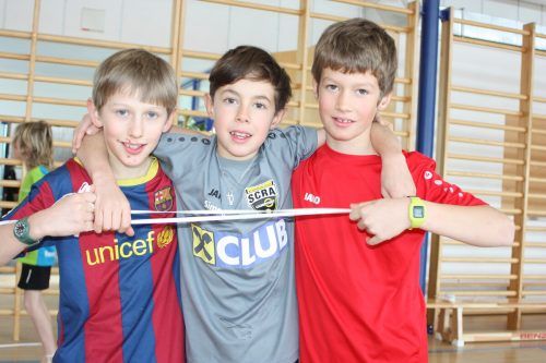 Geschicklichkeit, Rhythmusgefühl und Körperbeherrschung sind bei der Challenge gefragt.  VN/TK