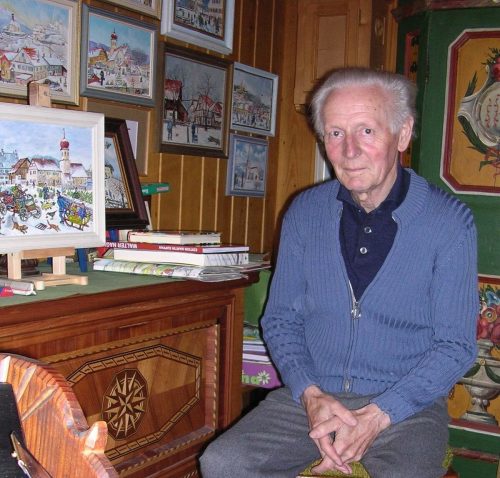 Hans Stemmers Bilder sind ein Teil der Rankweiler Zeitgeschichte.  MARIANNE BENZER