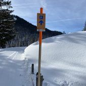 Sicheres Skitouren am Bürserberg