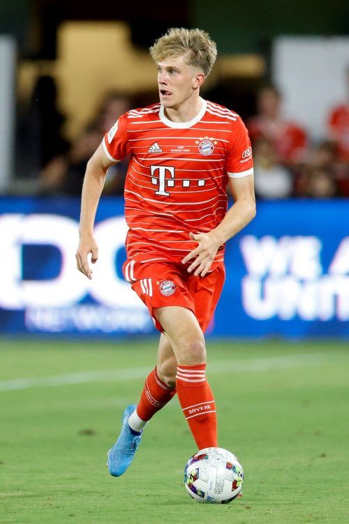 In den USA, im Spiel gegen Washington D. C. United, feierte David Herold sein Debüt in der Profimannschaft des FC Bayern München. afp