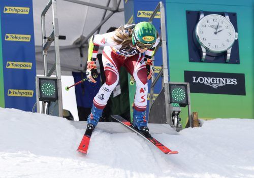 Katharina Liensberger gewann bei der WM 2021 in Cortina Gold im Parallel-Einzelbewerb, bei den Winterspielen in Peking führte sie das Team zum Sieg. GEPA, AP