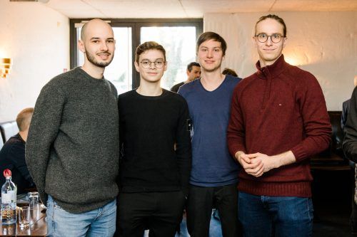 Ludwig Thoma (Trusted Accounts), Manuel Mayer, Linus Albrecht und Michael Bertel (Limifyze).