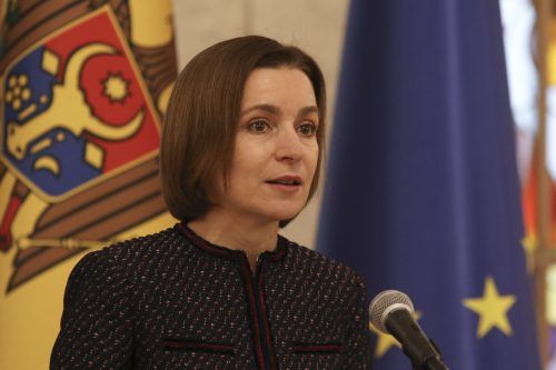 Maia Sandu ist seit Dezember 2020 Präsidentin Moldaus. AP
