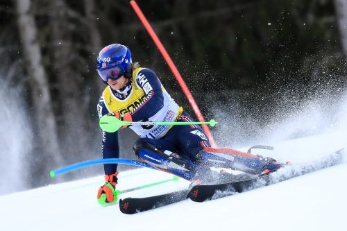 Mit einem entfesselten zweiten Durchgang katapultierte sich Henrik Kristoffersen zum WM-Titel. gepa