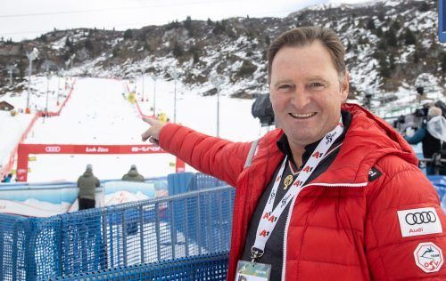 Patrick Ortlieb richtet den Blick nach vorne, in Richtung Ski-WM 2025 in Saalbach-Hinterglemm. gepa