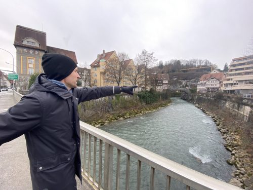 Radfahrer forderten im Vorfeld der Bauarbeiten eine weitere provisorische Brücke. VN/MIH