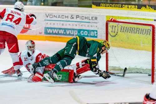 Routinier Chris D’Alvise traf gegen den KAC II und hält bereits bei 13 Toren und 13 Vorlagen in 22 Spielen. Stiplovsek