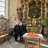 Valentinssegen in der Bregenzer Nepomukkapelle