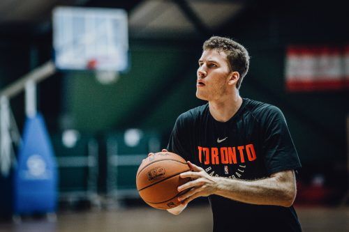 Von 2016 bis 2018 spielte Jakob Pöltl bereits bei den Toronto Raptors. GEPA