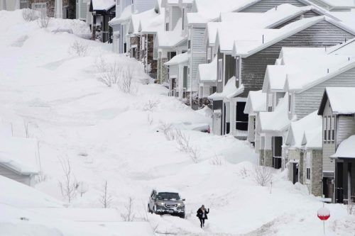 Weite Teile der USA leiden seit Mittwoch unter schweren Schneestürmen.  AFP