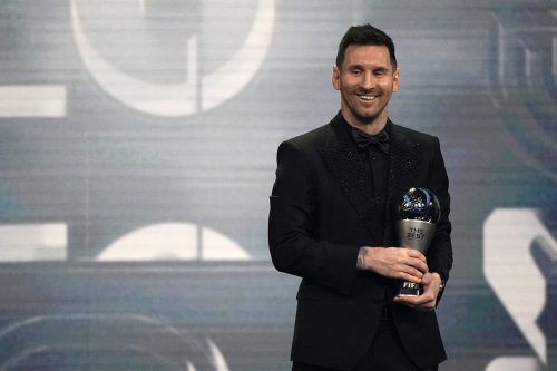 Zum siebten Mal erhielt Lionel Messi von der FIFA die Auszeichnung zum Weltfußballer. AP
