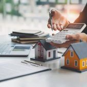 Handelsmenge bei Immobilien schrumpfte