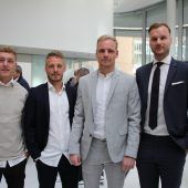 Kicker-Abordnung auf der Sport Welt