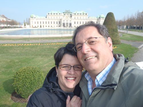 Da hatten sie einander noch. Elfi und Helmut Melzer.  melzer