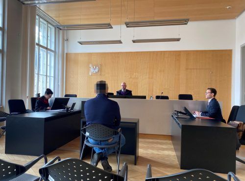 Der 34-jährige Angeklagte zeigte sich bei der Verhandlung am Landesgericht Feldkirch nicht geständig.  vn/ertl