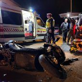 Rollerfahrer stürzte bei Flucht vor der Polizei