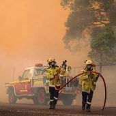 Buschfeuer in Australien außer Kontrolle