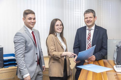 Die Sparkasse Feldkirch wurde bereits zum vierten Mal Ausgezeichneter Lehrbetrieb. Vn/Paulitsch