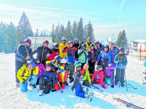 Einen unvergesslichen Wintersporttag erlebte die Klasse 4.b VS Markt Götzis in Laterns-Gapfohl. Schiverein Götzis