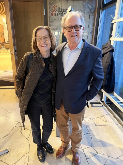 Eva und Wolfgang Bösch hatten einen spannenden Abend.