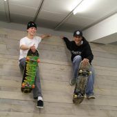 Skurriler Skateplatz