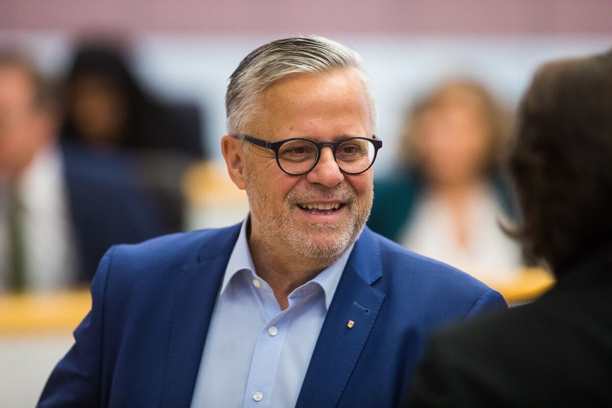 Roland Frühstück sitzt heute in seiner letzten Landtagssitzung. VN/Steurer