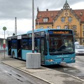In Lindau war der Streik-Montag am Bahnhof spürbar. Busse fuhren. »A3