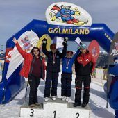 Den Unterricht auf die Piste verlegt