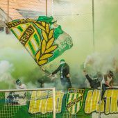 Wilde Szenen beim Lokalderby