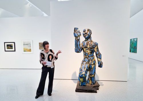 Kuratorin Sonja Klee präsentierte „ihre“ Ausstellung.