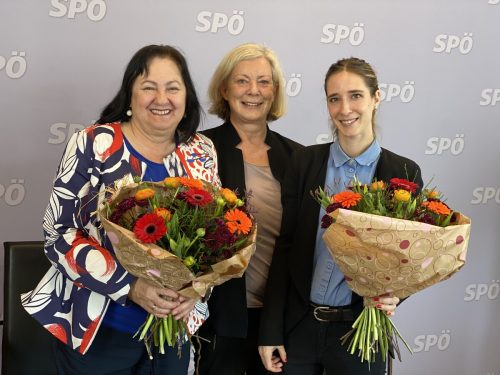 Olga Pircher (l.), Gabriele Sprickler-Falschlunger und Stefanie Matei (r.).