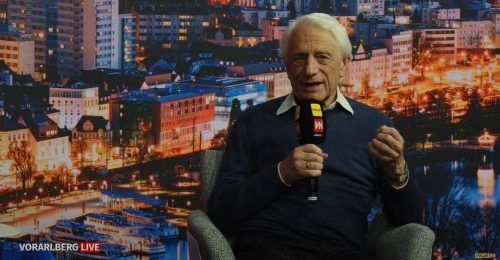 Professor Alfried Längle war zu Gast im Studio von Vorarlberg LIVE.
